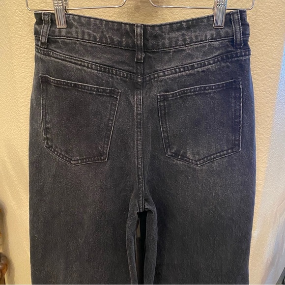 EDIKTED Dark Gray Wide Leg Jeans Size XS - Picture 5 of 9
